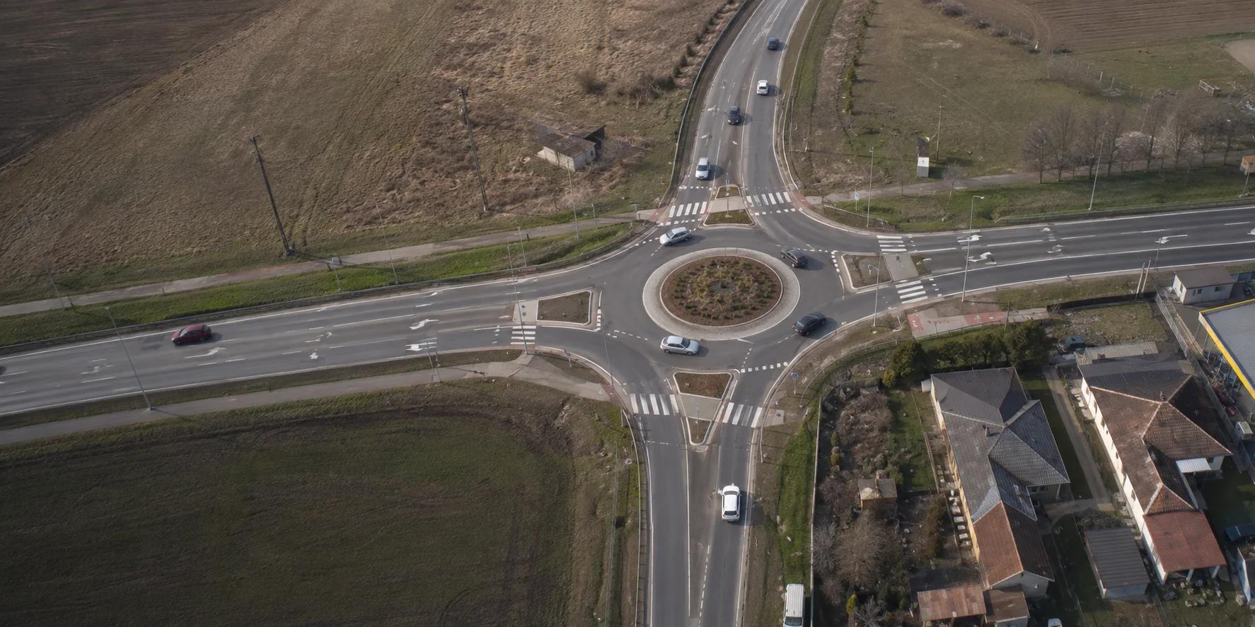 Illusztráció a tervezett körforgalom közlekedésbiztonsági céljáról